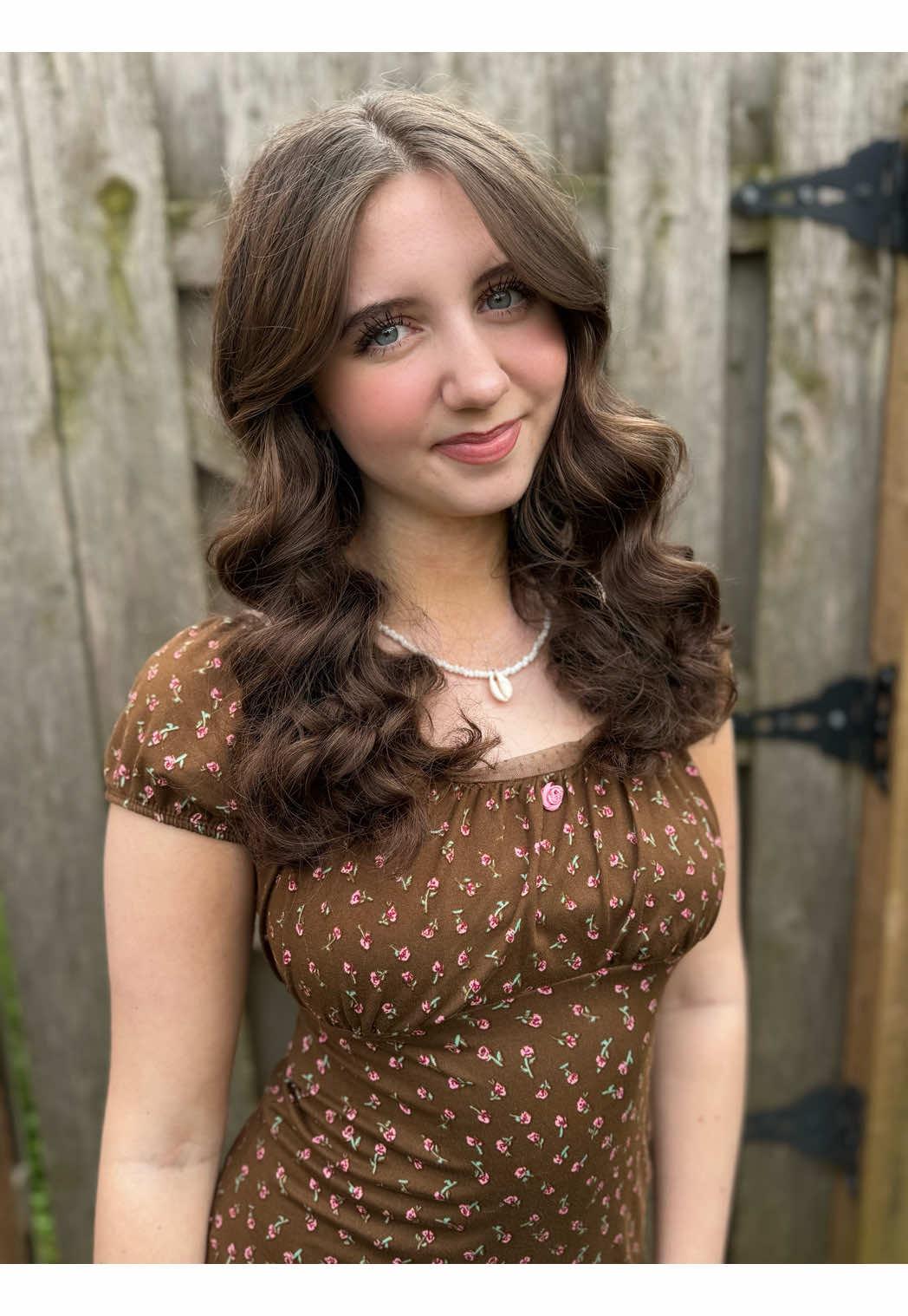 August vibes 🤎🌸🤎 Found this adorable dress at @Walmart! Super soft and comfy! 🤎🩷🤎🩷🤎 #OOTD #fashioninspo #fyp #explorepage #viral 