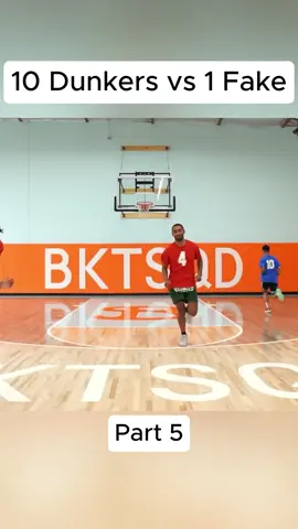 10 Dunkers vs 1 Fake