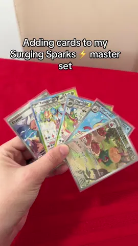 Surging Sparks master set! #pokemon #surgingsparks 