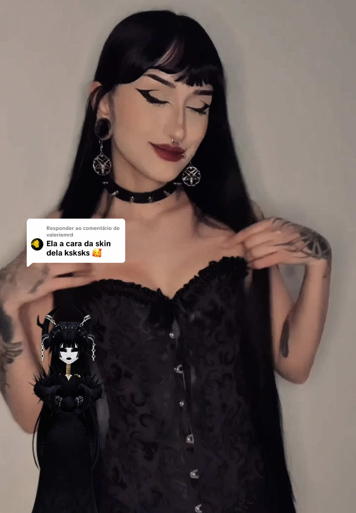 Respondendo a @valeriemrd 🖤🖤🖤#roblox #darkcore 