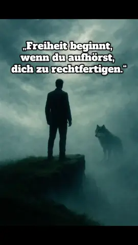DER MUT, DEINEN EIGENEN WEG ZU GEHEN Du bist niemandem Rechenschaft schuldig. Nicht deinen Eltern. Nicht deinen Freunden. Nicht der Gesellschaft. Die Regeln, die man dir eingetrichtert hat, waren nie zu deinem Schutz. Sie waren gebaut, um dich im Zaun zu halten. #mindsetshift #erfolgsmindset #motivation #freiheit #diedenkzone 