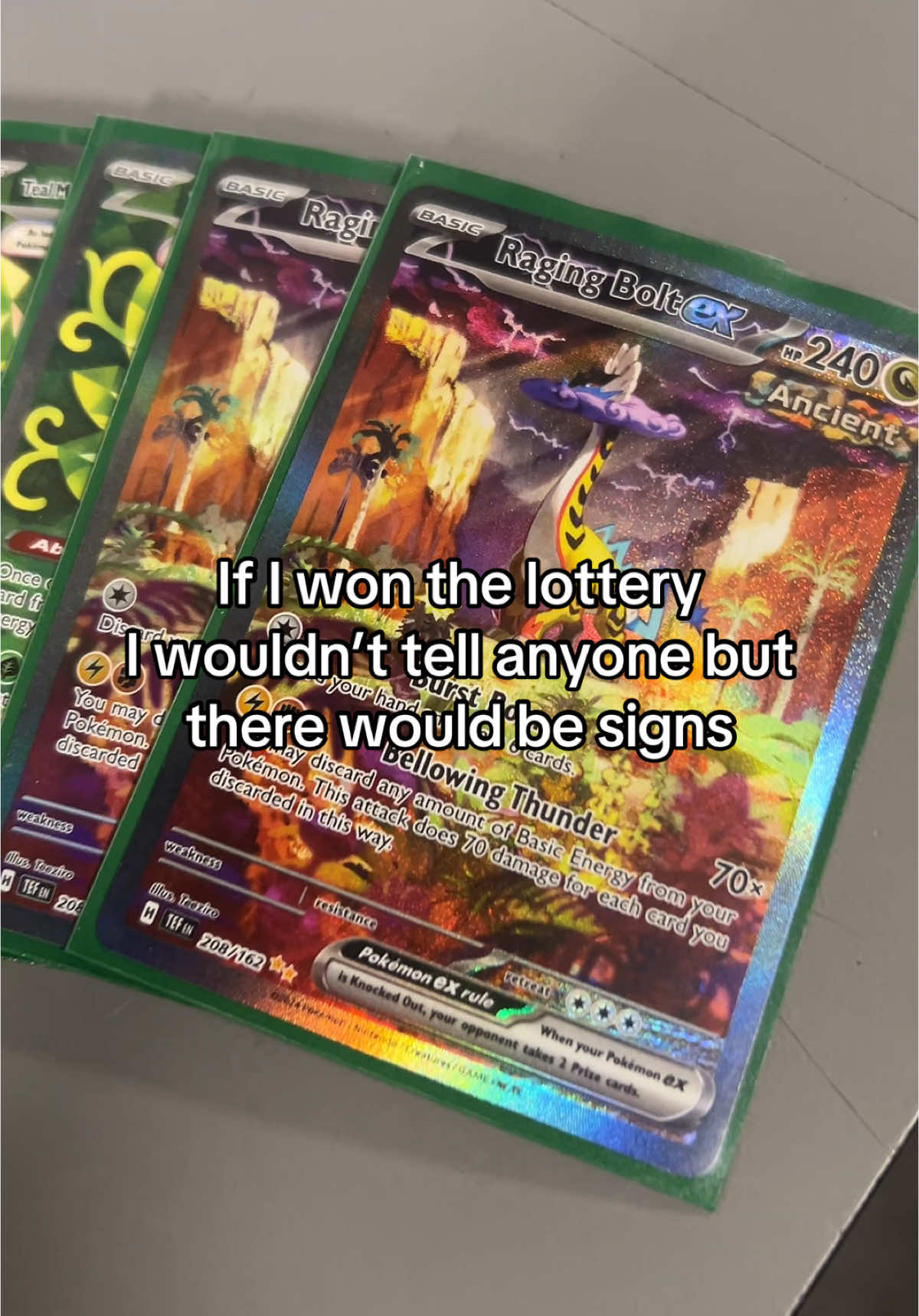 We did not win the lottery btw 😭 #nostalgia #fyp #pokemon #jovaniangeltcg #anime 