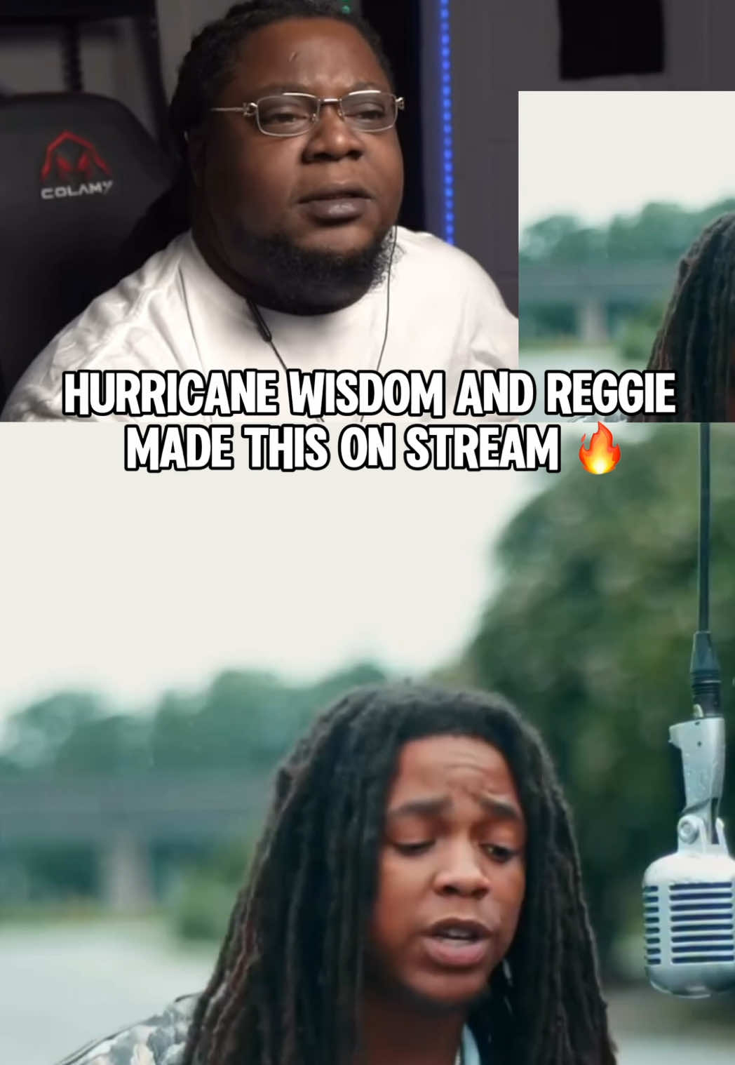 Reggie and Hurricane Wisdom 🔥 #hurricanewisdom 