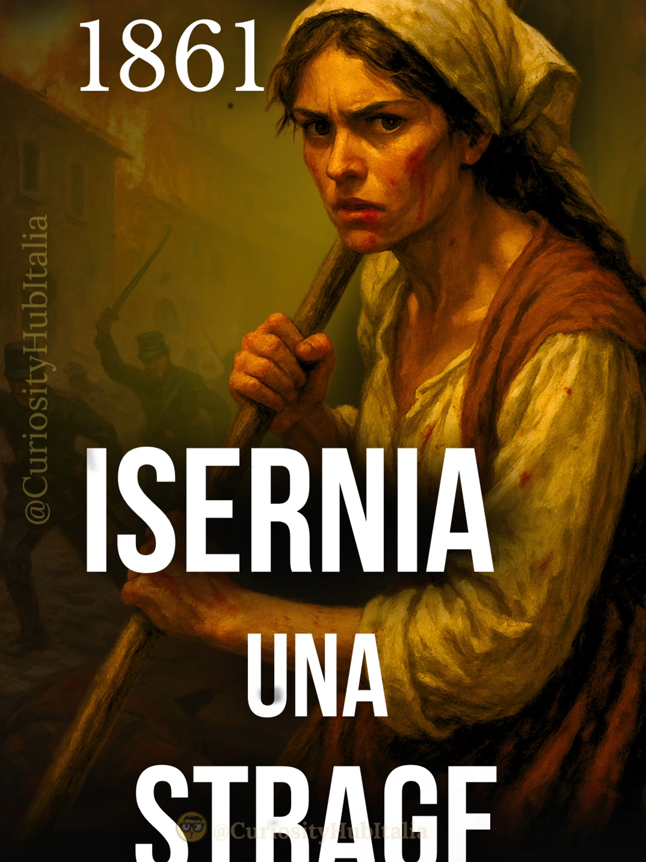 1861 – La Strage di Isernia che Nessuno Racconta. Nel 1861 Nessuno Racconta. A Isernia, non ci fu “unità”. Ci fu una rivolta. E una repressione feroce.  Ex soldati borbonici, contadini e donne insorsero contro i soldati piemontesi. La risposta fu un massacro che oggi quasi nessuno conosce. Le strade si tinsero di sangue, le case vennero incendiate, e la città fu punita con una strage di cui non si parla mai.  #suditalia #storiaepica #nonlosaimaesuccesso #storiaditalia #suditalia #briganti #rimozionestorica #denunciastorica #isernia #curiosityhubitalia