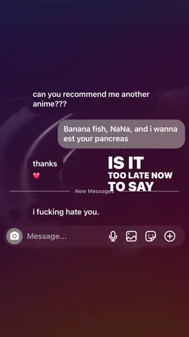 i’m sorrry #bananafish #NaNa #iwanneatyourpancreas #fypシ #anime 