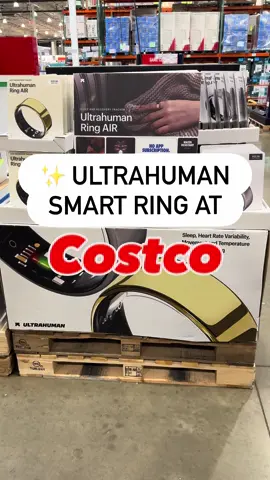 Anybody getting proposed to with a smart ring? If so, Costco has a good deal for you on these @ultrahumanhq smart rings. Who would you get this for? #costcodiscoveries #costcofinds #shopping #smartdevices #smartring  