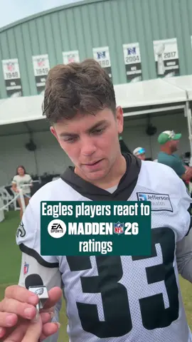 The guys had some thoughts about their Madden Ratings #eagles #nfl #madden 