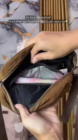 Tas selempang 2in1 ~ Tapaxco Coduroy / 2 Ruang #promo #promoguncang88 #flashsale #tiktokshop #tasselempang #tasmurah #fyp 