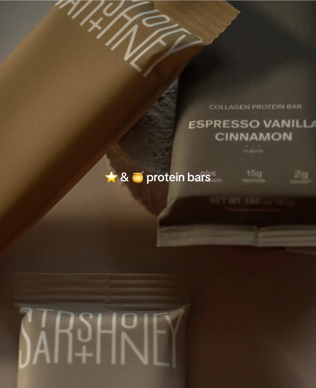 These are delicious & definitely going to help you hit those protein goals! #fyp #proteinsnacks #proteinbars #starsandhoney #snackreview 