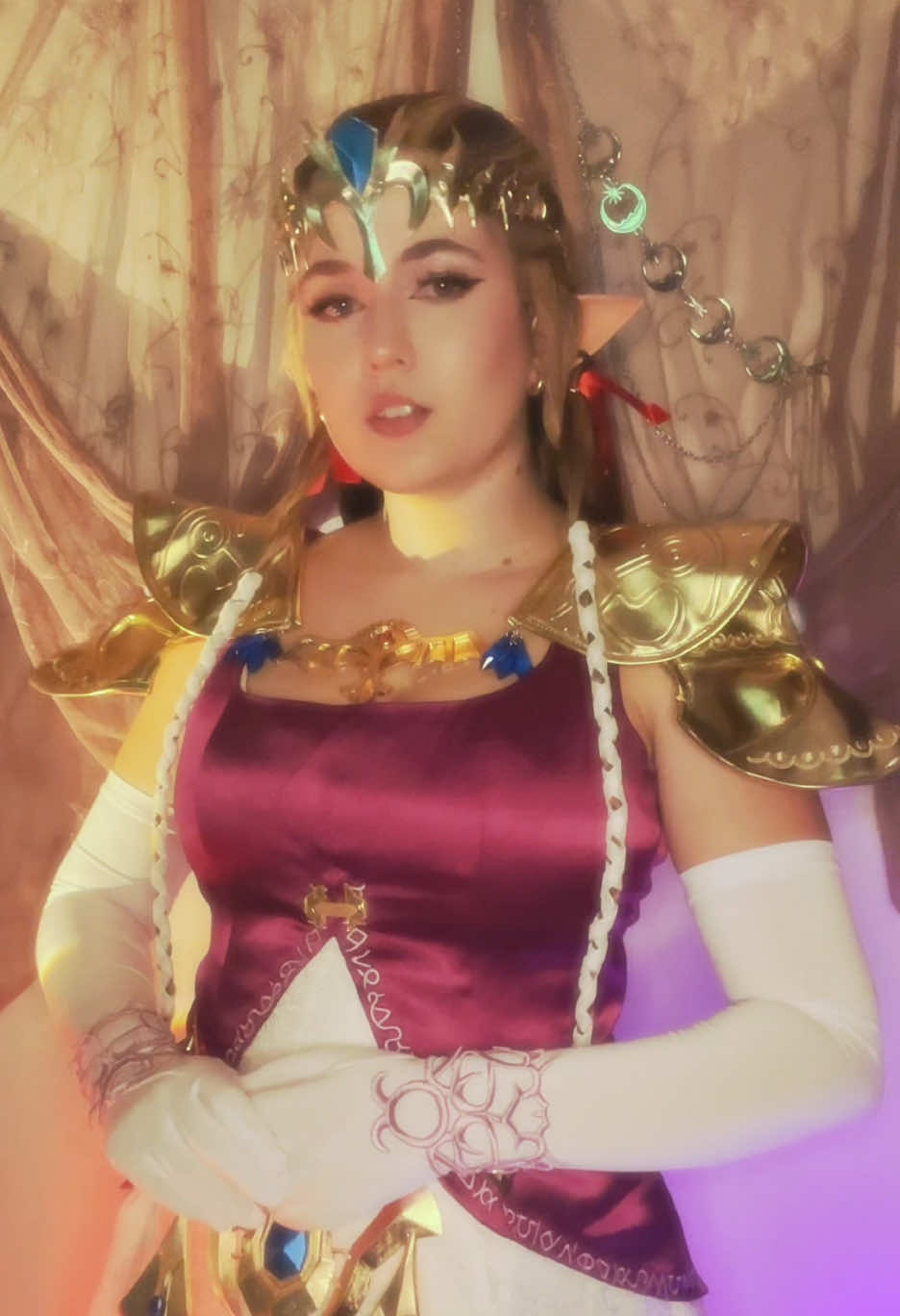 What if I did the puppet Zelda makeup??🤨 #tloz #thelegendofzelda #twilightprincess #twilightprincesscosplay #princesszelda #zelda #zeldacosplay #zelink #midna #hyrule #cosplay #cosplayer 