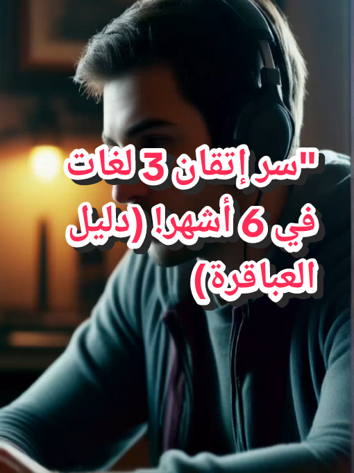 اكتشف ٣ أسرار علمية صادمة لتعلم اللغات بسرعة قياسية! الدليل الحصري لأول ٣٠٠٠ مشترك يكتبون 