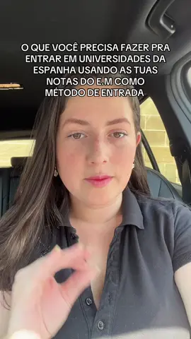 como usar as notas do seu ensino médio para entrar em universidades na Espanha #estudarfora #morarfora #espanha 