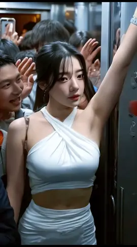 On The Way Home, Time Paused Tokyo Office  #ai #charminggirl #viral #viralvideo #foryou #foryoupage #shorts #unfreezemyacount #fyp #viral #traingirl #girl #fpy_tiktok #fpyシ #fypシ゚viral🖤tiktok 