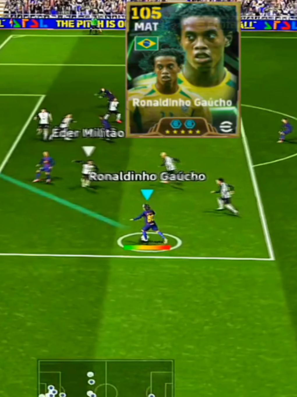 the best Ronaldinho. #efootballmobile #efootball2025 #skills #ronaldinho #fyp 