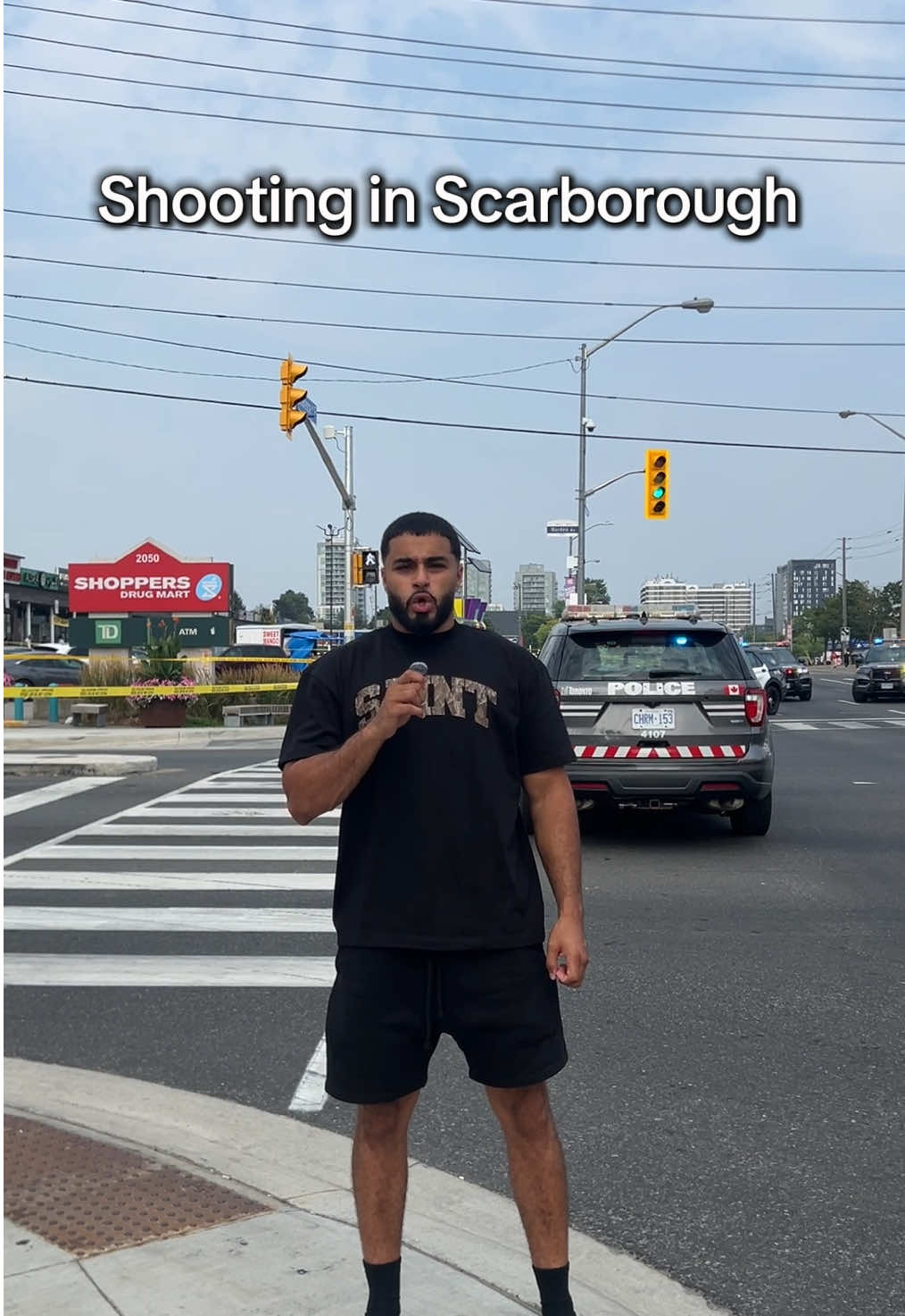 Shooting in Scarbrough #fyp #news #shooting #toronto #reportinglive 