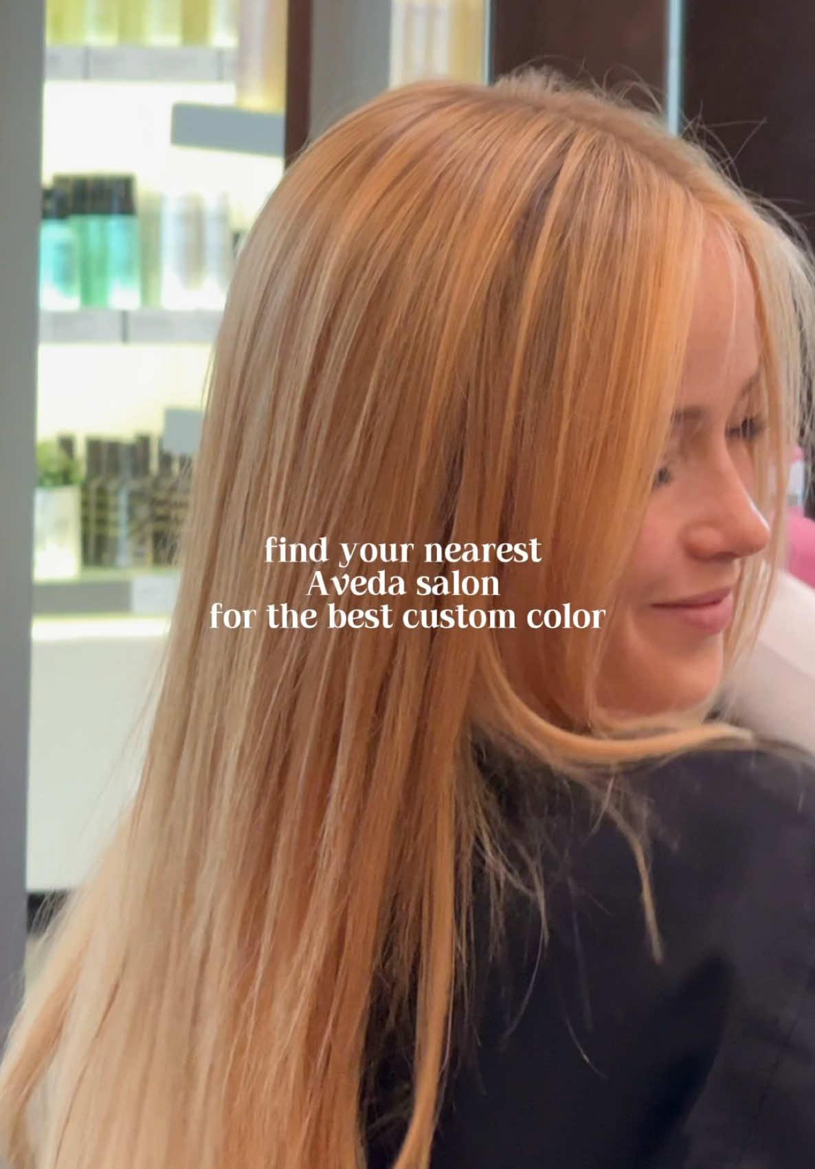 There's nothing like Aveda custom color and no one else I trust with my hair 🍓✨ Use the salon locator page on aveda.com to find an aveda salon near you and book your own custom color experience @Aveda #avedapartner