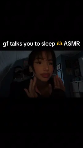 ASMR gf talks you to sleep 🥹🫶 full video on my YouTube! #fyp #asmr #mouthsounds #girlfriendasmr #wahonayasmr #foryourpage #tingles #relax