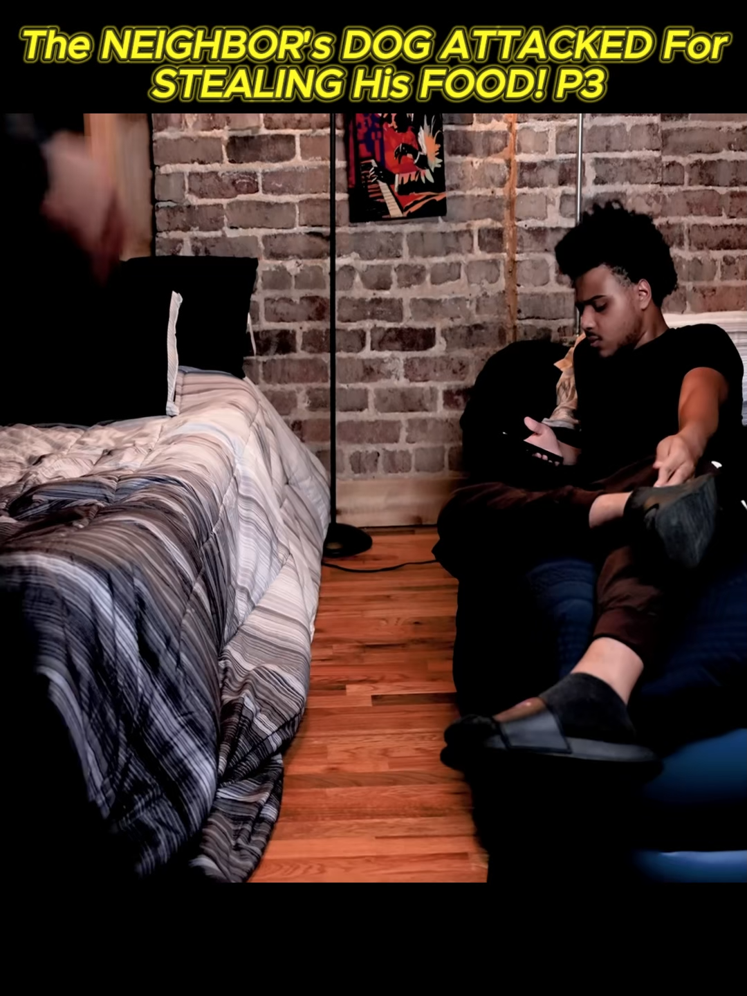 The NEIGHBOR's DOG ATTACKED For STEALING His FOOD! P3#fentysuperbrandday #kinigradeon #challenge #fyp