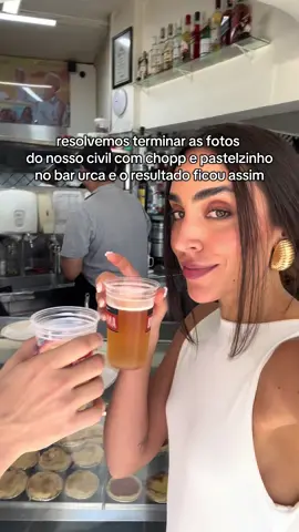 Pastelzinho + chopp pras fotos do casamento civil, funcionou? #casamento#wedding#resultado#fotos#photography#bride#noiva#fyp#foryou#casandocomgabizinha 