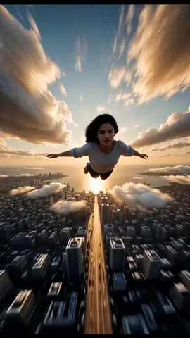 Flying around. #flying #superpower #aivideos #fly #visualeffects #superwoman 