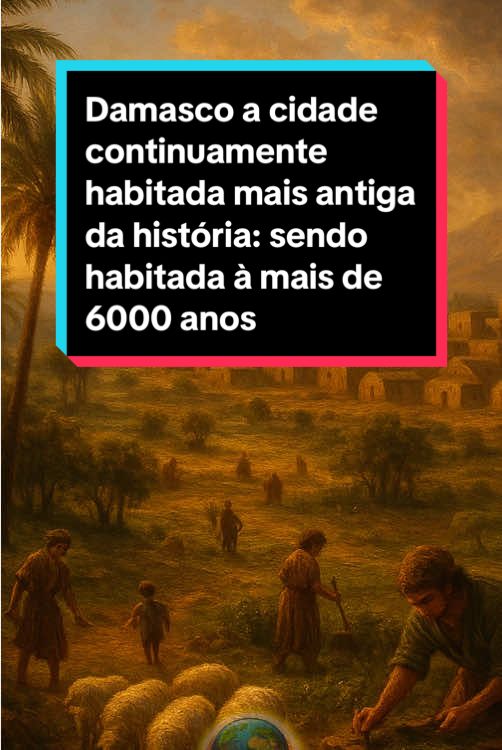Damasco é a cidade continuamente habitada mais antiga da atualidade, sendo habitada por mais de 6000 anos seguidos, uma verdadeira jóia da humanidade, foi importante para impérios, para a cultura humana e desenvolvimento das tecnologias. #damasco  #historia  #civilizaçãoantiga  #antiguidade #siria 