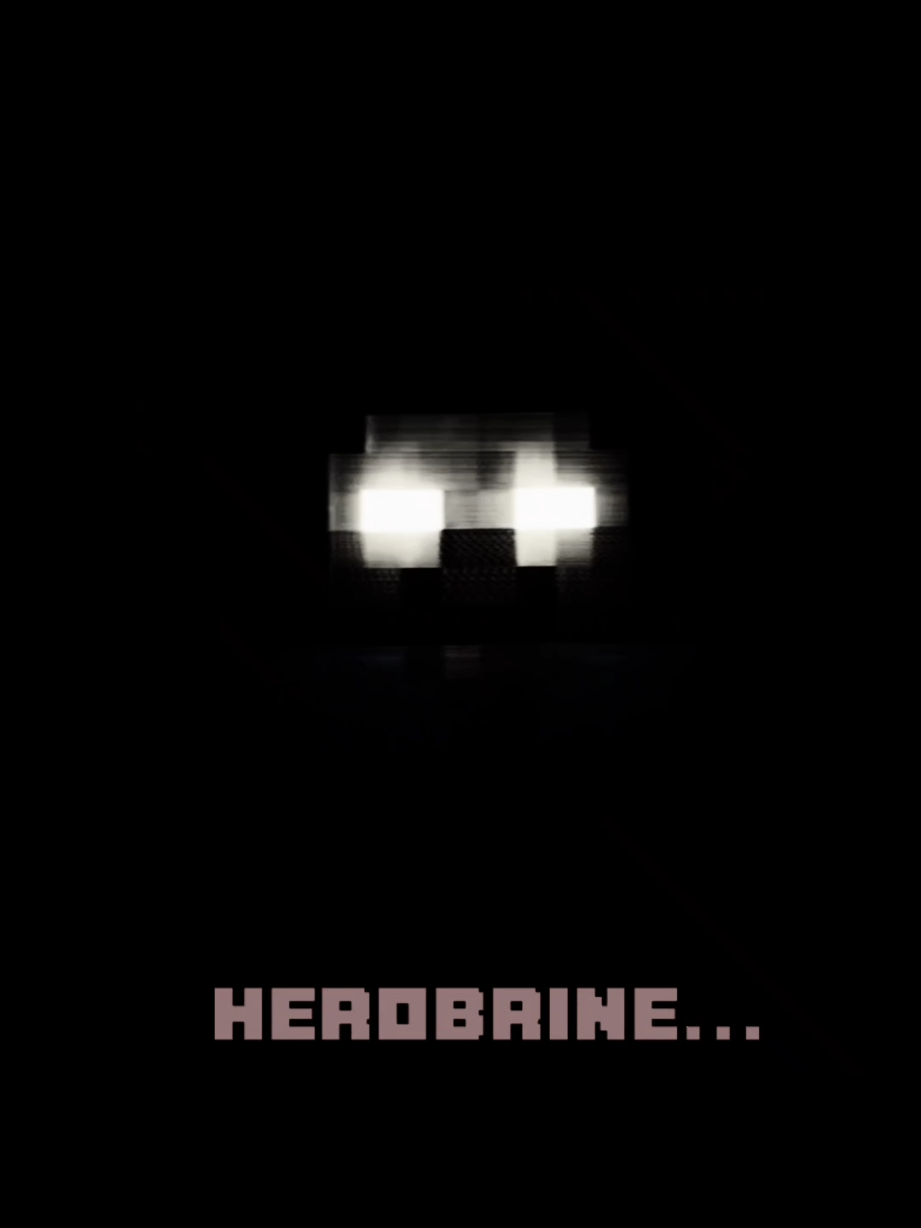 The horror of Minecraft....|| Have you seen Herobrine?  #Minecraft #herobrine #fyp #viral #horror #trend #minecraftedit #edit 