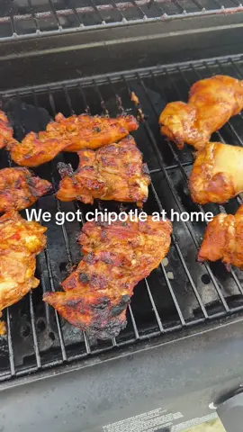 We got chipotle at home #momlife #chiptoleathome #backtoschool #grilling 