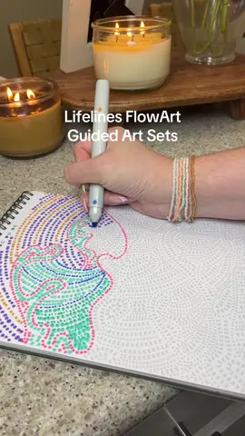 These art sets have been great for some good relaxation and screen-free time!! #artset #dotart #flowart #arttok #relaxationtime 