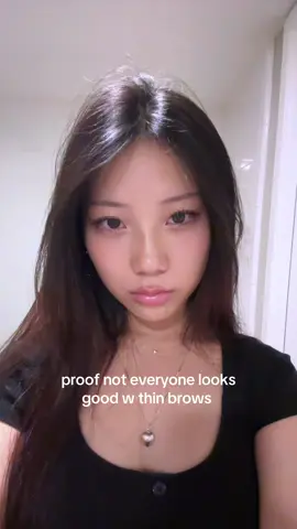 i cant decide 😔 #thinbrows 