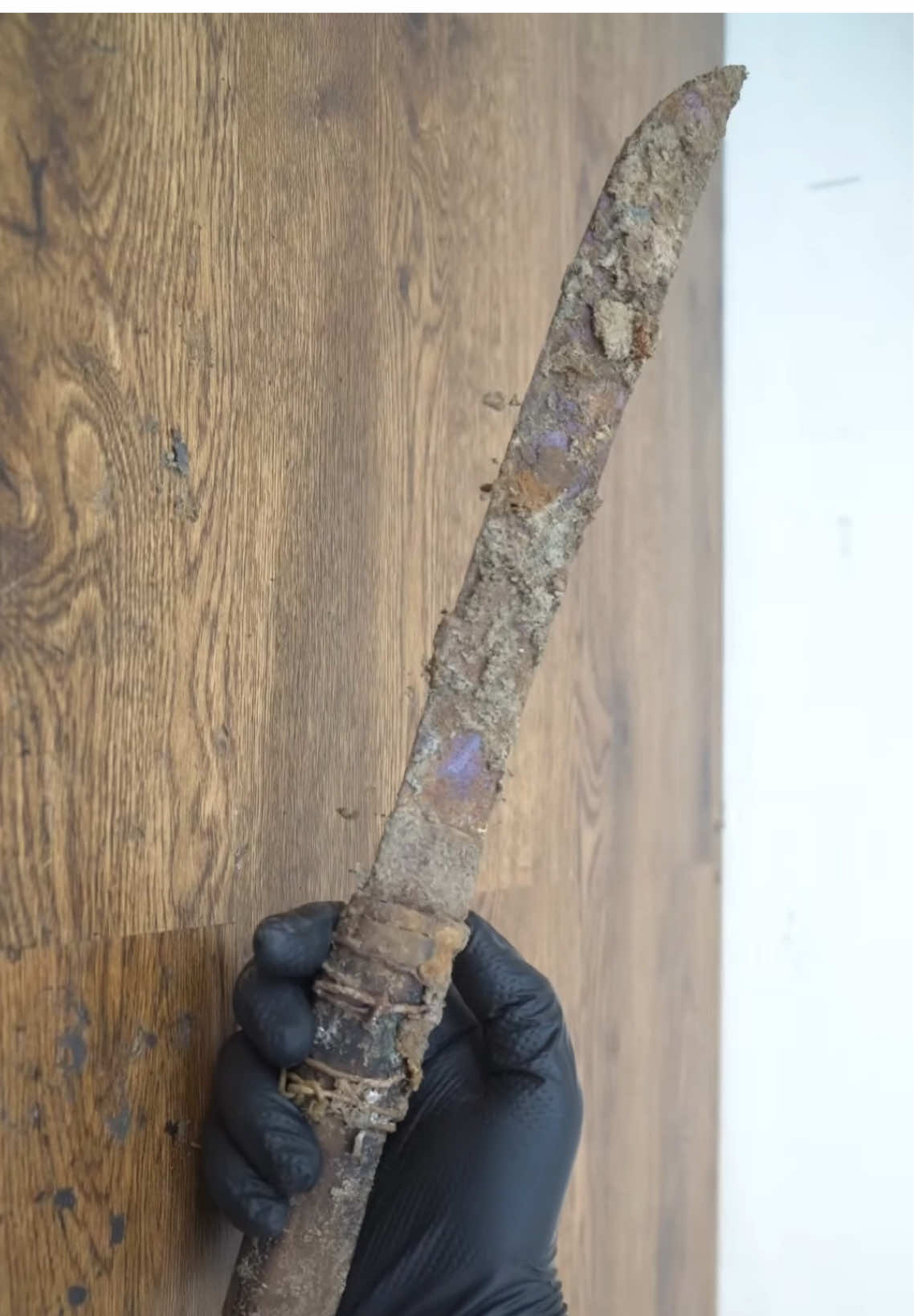 Part 1⭐️ Restoration a Buried Japanese TANTO Knife Centuries Lost in the Earth!🔥#restoration #restore #fyp #satisfying #ASMR #knife #japanese #tanto  