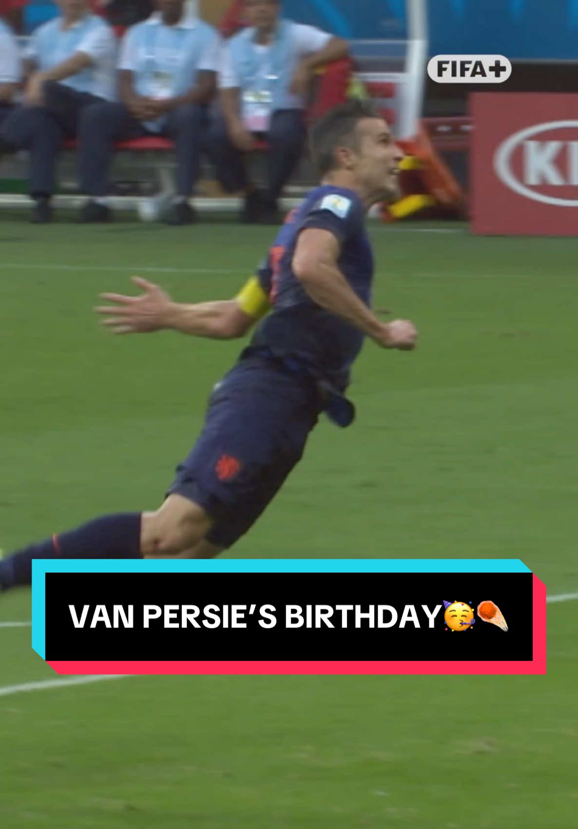 What better way to celebrate Robin Van Persie’s birthday than with his legendary flying header goal at the 2014 FIFA World Cup! ☄️ Watch more historic moments on FIFA+ on DAZN.com GLOBAL HOME OF FOOTBALL | All Summer Long | DAZN.com  #footbtiktok #worldcup #vanpersieheader #vanpersie #fyp #tiktoksports 