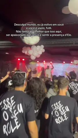 Não quero nunca mais sair da sua presença Senhor ❤️‍🔥