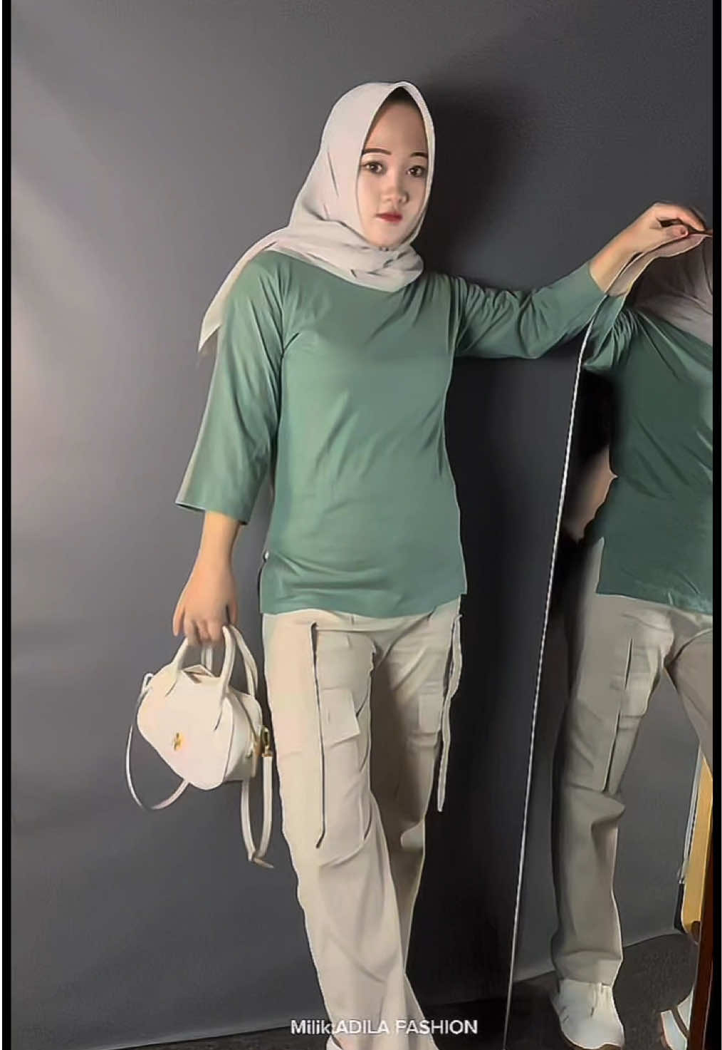 Rekomendasi atasan oversize lengan 7/8 bisa banget buat dipakai sehari hari bahan menyerap keringat #rekomendasi #OOTD #outfit #kaos 