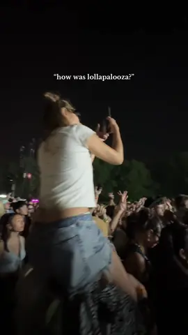 this audio is genuinely how I would describe it #lolla #lollapalooza #musicfestival #festivalseason 