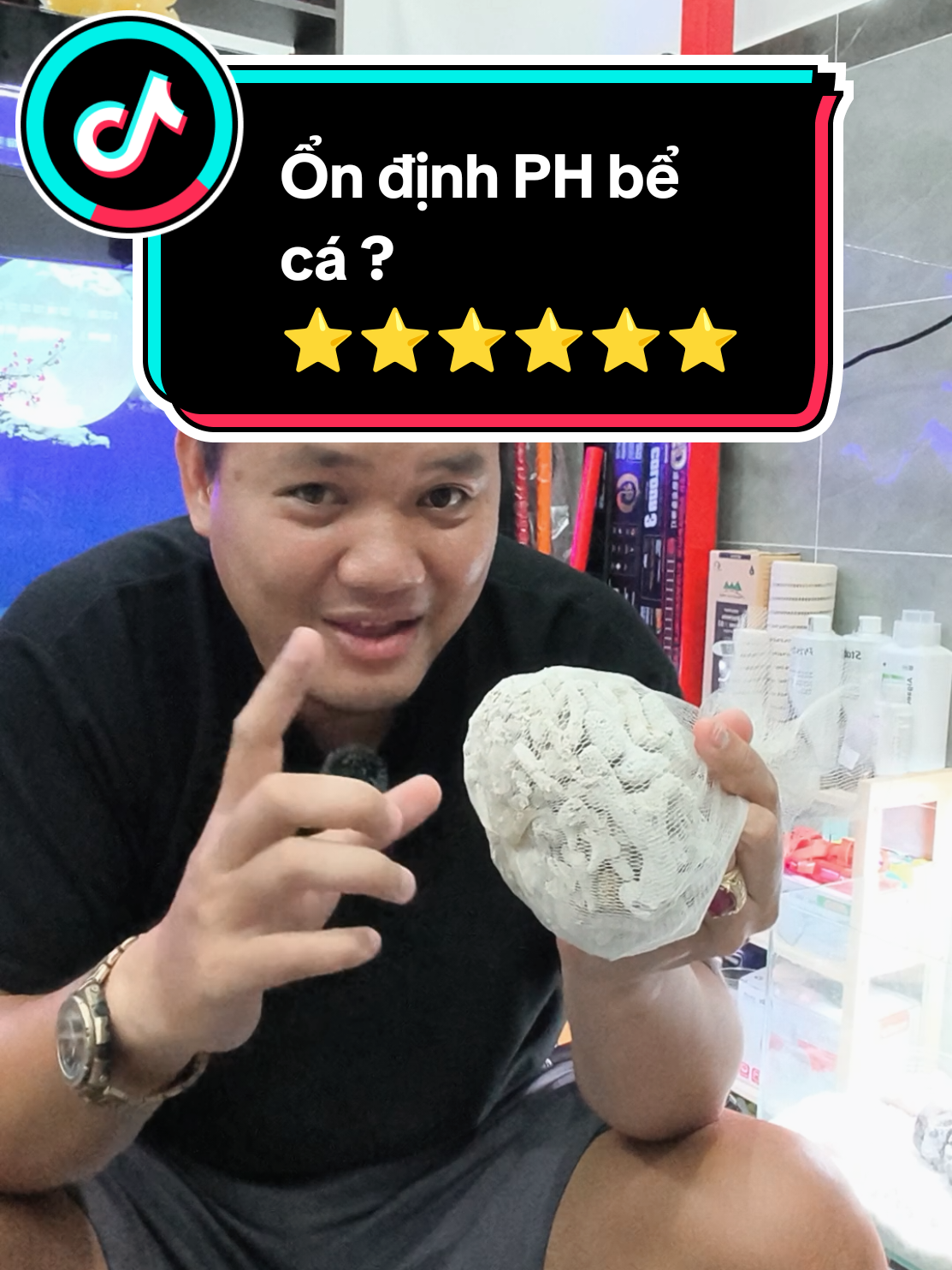 San hô vụn giải pháp cho bể cá PH thấp , giúp ổn định và tăng PH nước #vatlieuloc #sanhovun 