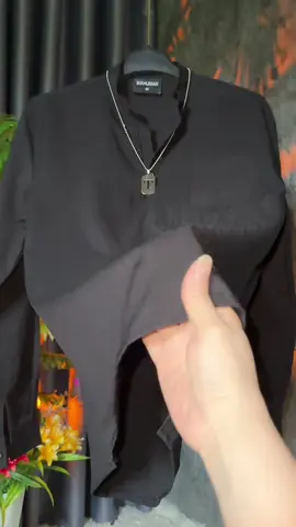 Áo sơ mi đũi cổ trụ tàu Classic Shirt chất đũi XƯỚC #aosomi #aosominam #thoitrang #viralvideo #xhtiktok