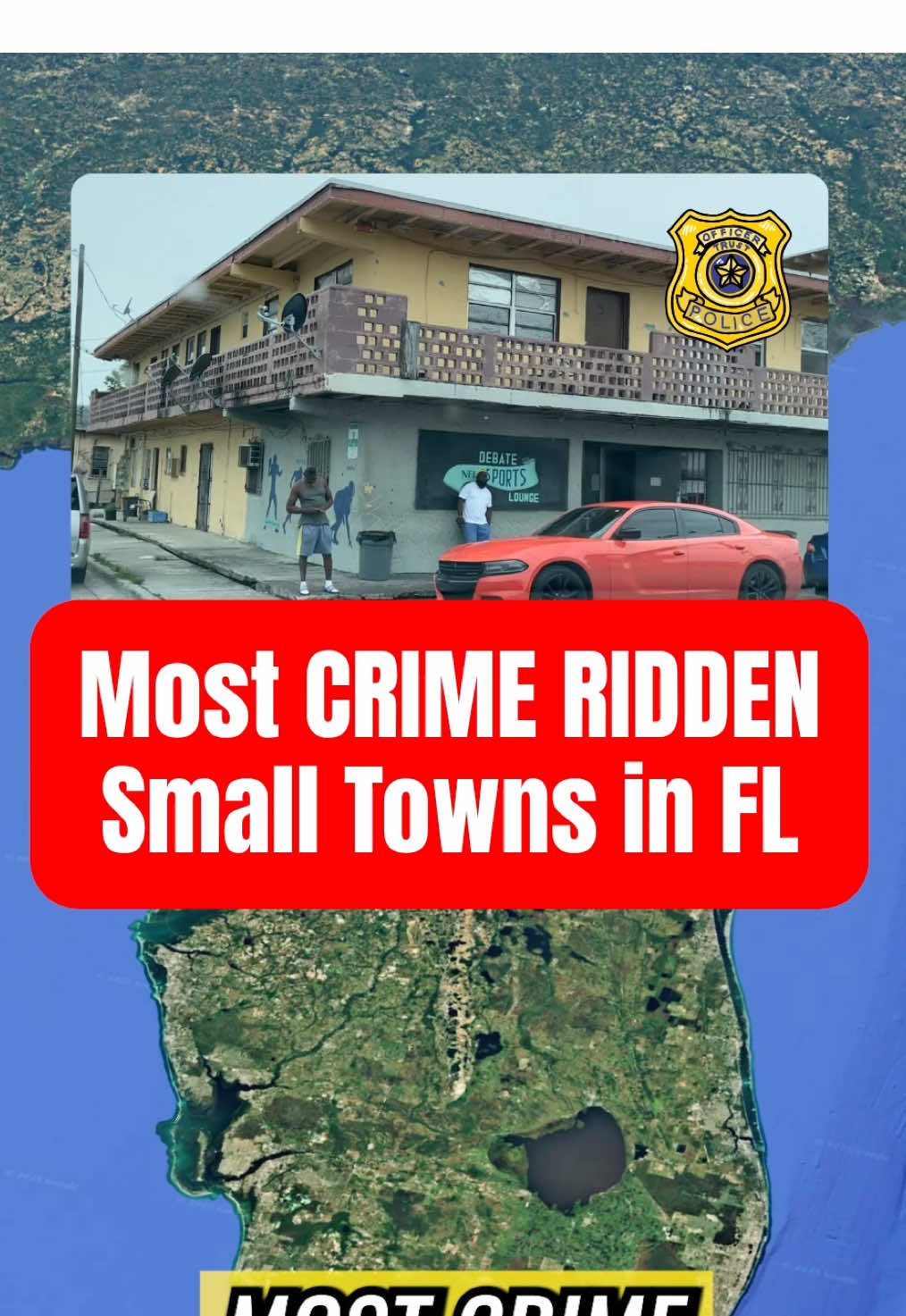 The highest crime small towns in Florida #florida #floridacheck 