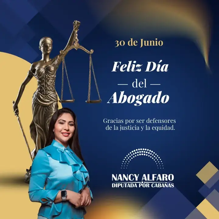 Celebramos a todos los abogados que trabajan incansablemente para hacer de nuestro país un lugar más justo y seguro para todos. ⚖️🇸🇻Su dedicación y compromiso con la justicia son fundamentales para construir una sociedad más equitativa y proteger los derechos de cada Salvadoreño 🇸🇻.
