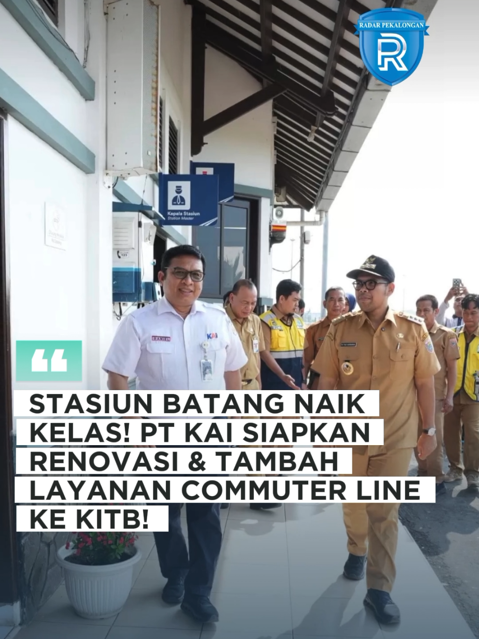 Stasiun Batang Naik Kelas! PT KAI Siapkan Renovasi & Tambah Layanan Commuter Line ke KITB! #fyp #batang #batang24jam #kaiindonesia  #keretaapi #keretaapiindonesia #krl #krlcommuterline #kawasanindustri #fypage #beritaviral #viral #fypage #newsupdate #beritatiktok #fypagetiktok 