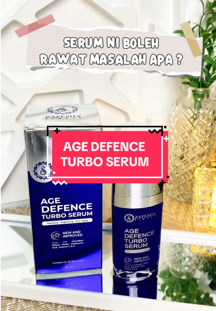 Serum lengkap dengan pelbagai kelebihan 😍 Jom cuba sekarang dan dapatkan kulit idaman ❤️  #serum #glowing #skincare #fyp #zafeshasimply 