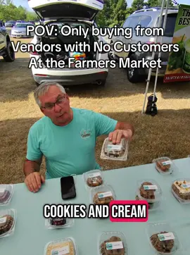 The best interactions giving back to the community #pov #farmersmarket #wholesome #localbusiness #vendor 