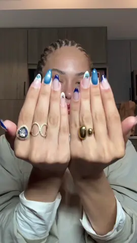 INNITTTT — New nails now she vacation readyy🤭🌀🌺🩵 #newnails #freshset #nailart #nailinspo 