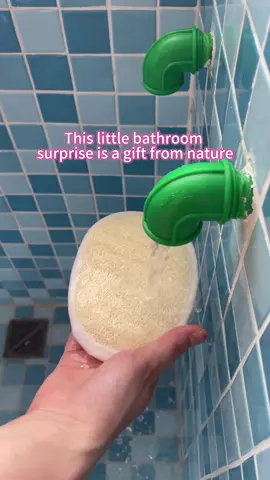 It does not hurt the skin, deeply cleans, and can also massage the skin.#loofah #ecotok #plasticfreehacks #bathing 
