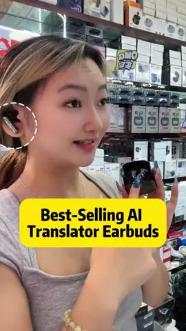 Best-selling AI Translator Earbuds #earbuds #translator #ai #sourcing #business