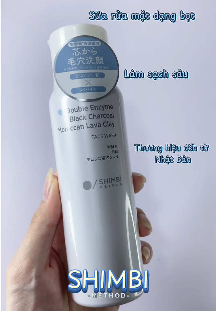 Sữa rửa mặt dạng bọt nè 🫧✨ #shimba #suaruamatdangbot #suaruamat #skincare #goclamdep 