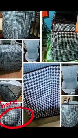110L/140L/180L Houndstooth Storage Box with Lids Bedroom Clothes Quilt Storage Bag Oversized Storage Box Organiser