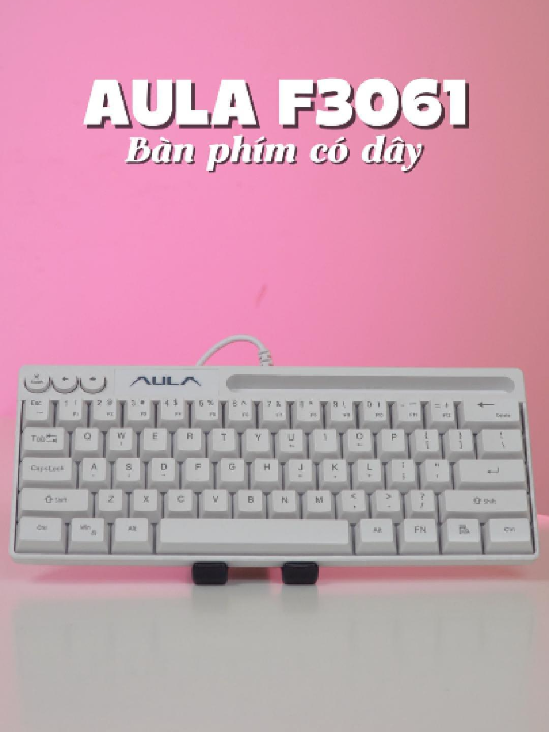 AULA F3061 bàn phím có dây nhỏ gọn chỉ 61 phím #banphimco #gaminggear #aulaf3061