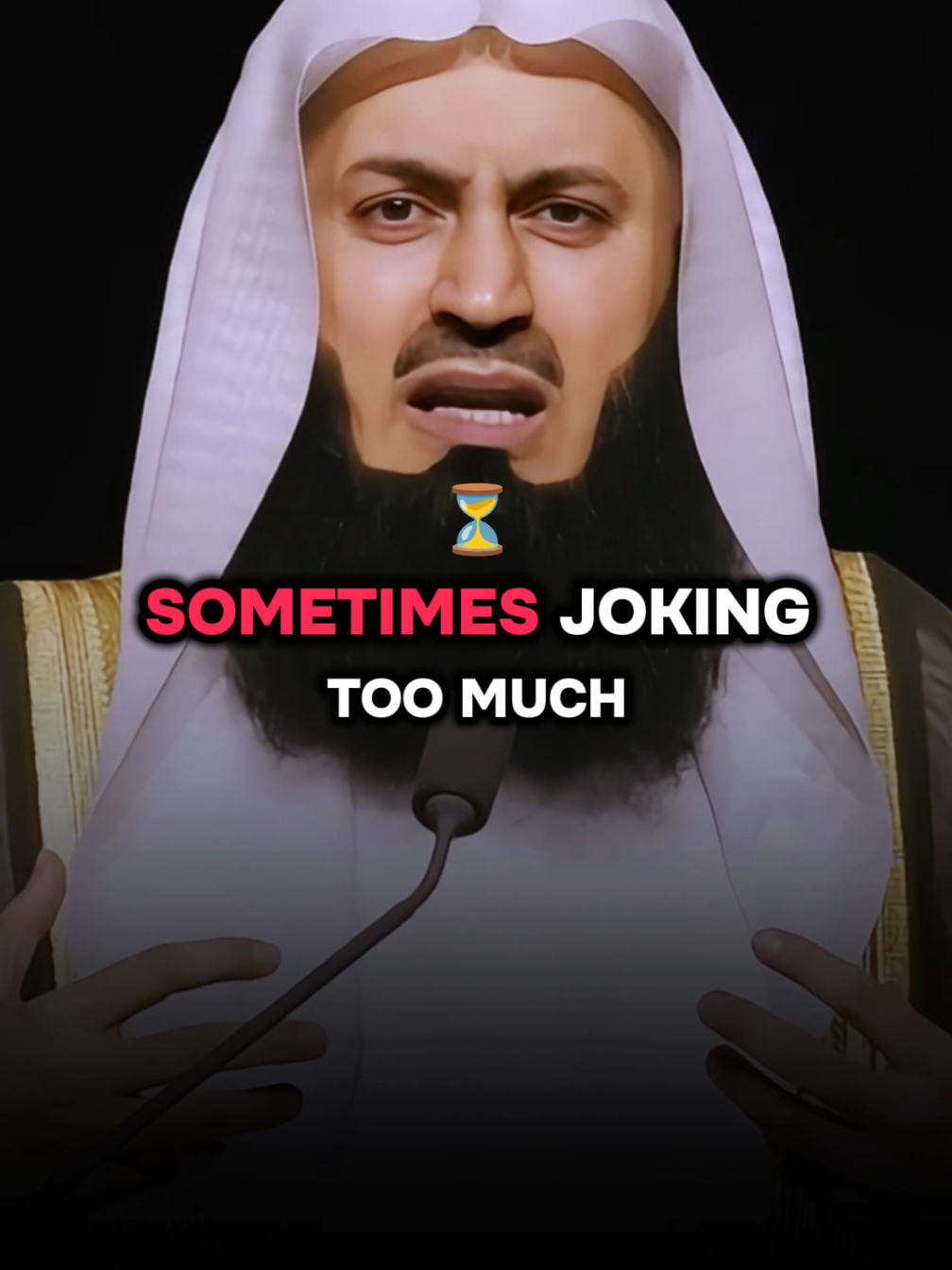 sometimes joking too much is not a good idea.🏄🏄🏄🚣🚣 Mufti Menk motivational speech 💝 love quotes. #allah100k #islamic_video #muslim #allahisthegreatest☝🏽❤️ #relatiinships #womanlove 