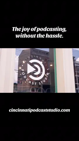 The joy of podcasting, without the hassle. #podcast #podcasting #podcaststudio #cincinnati #nky #cincinnatipodcaststudio #contwntcreation #videoproduction 
