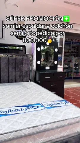 SUOER PROMOCIÓN❇️🥇somier espaldar y colchón semi ortopédico marca Duraflex por 800.000 de medidas de 140x190 #vi #virales #video #somosfabricantes #promociones #sigueme_y_te_sigo #sigueme_para_mas_videos_asi #sigueme_para_mas_videos_asi #escribenos #cucuta #cucutanortedesantander #somier #colchones #garantia #
